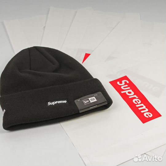 Шапка Supreme New Era Script Beanie