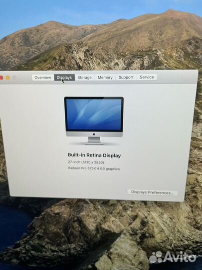 Apple iMac 2019, 27, 75GB, 1TB, Retina 5k