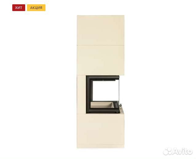 Камин родос 800 слоновая кость