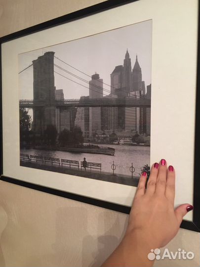 Картина IKEA постер в раме (большая)