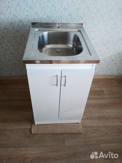 Тумба с мойкой нержавейка