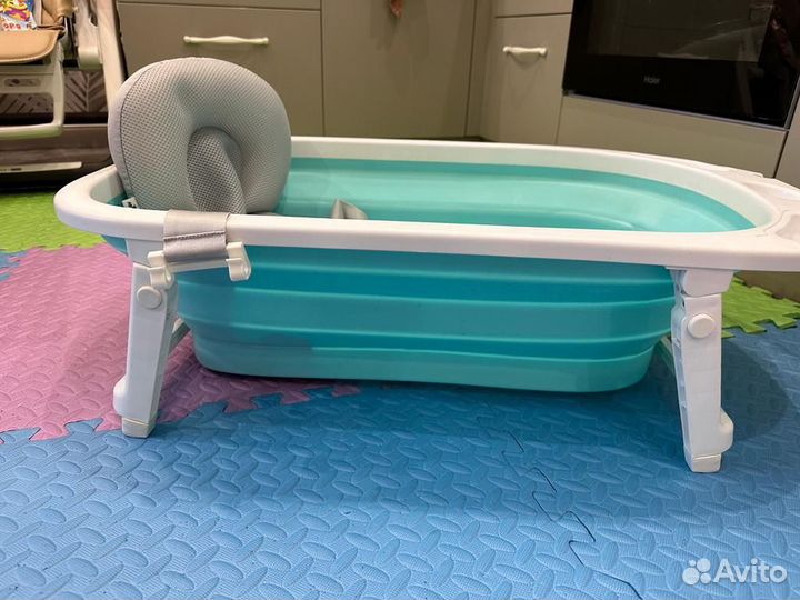Складная ванночка Miyoumi с матрасиком