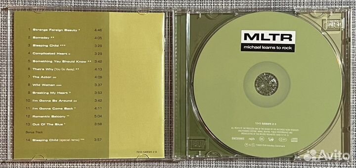 M.L.T.R. - Michael Learns To Rock CD Denmark