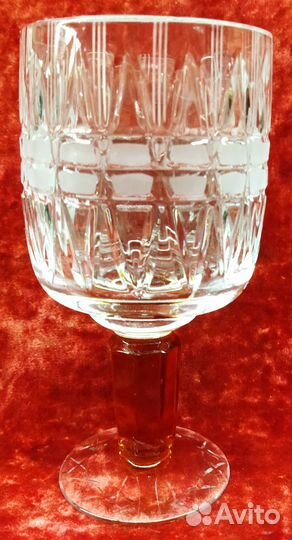 Бокал фужер Олимпиада-80. Хрусталь СССР