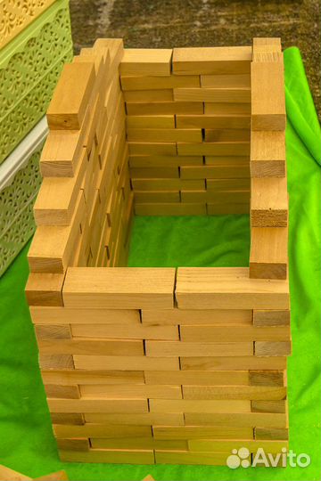 Игрушки деревянные конструктор из березы