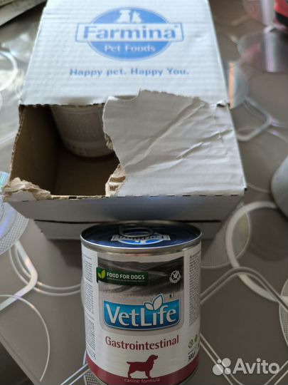 Корм для собак vetlife