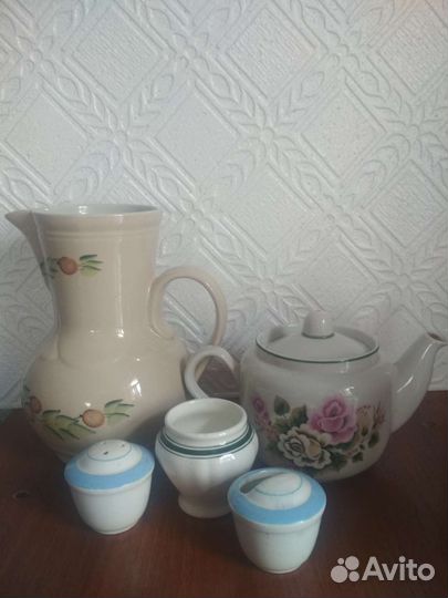 Глиняный кувшин чайник бутылки из СССР