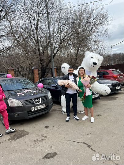 Белый мишка на праздник