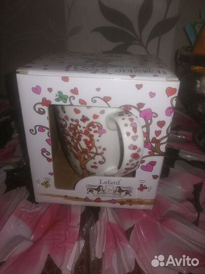 Новая кружка подарочная 400 мл в упаковке