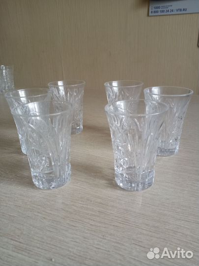 Стаканчики хрустальные