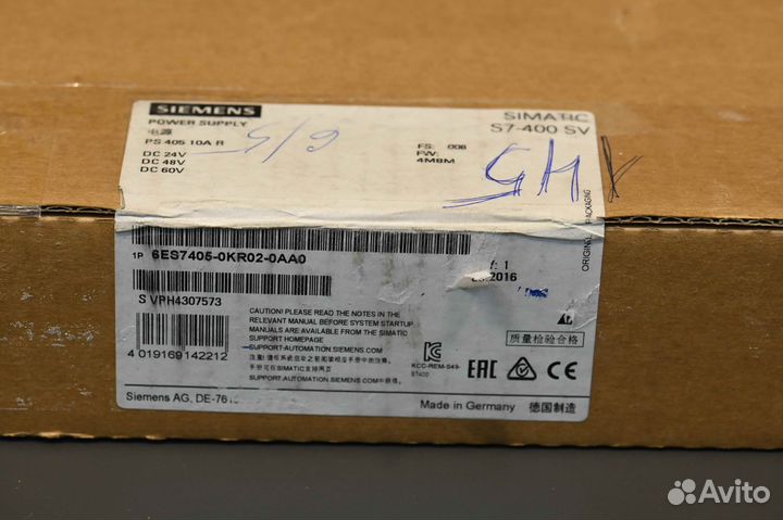 Siemens 6ES7405-0KR02-0AA0 новый, 1 шт