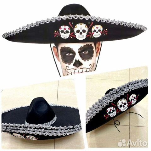 Шляпа сомбреро мексиканская