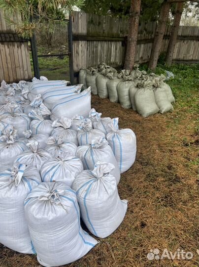 Торф в мешках