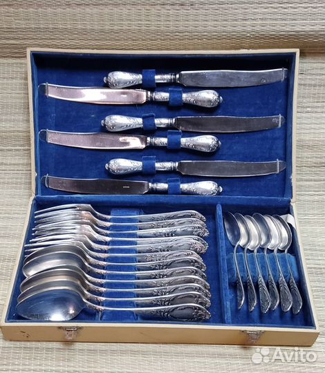 Столовый набор мельхиор мнц зиш