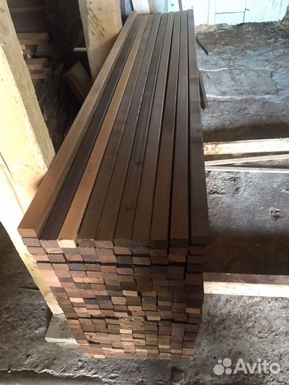 Брусок строганный 30х40мм термоясень