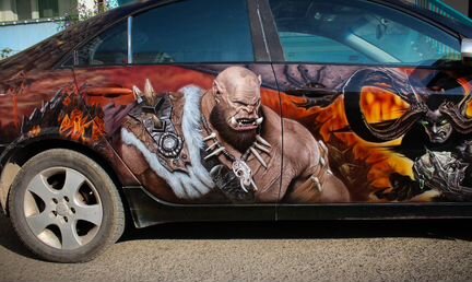 Граффити, Татуировка, роспись стен, аэрография