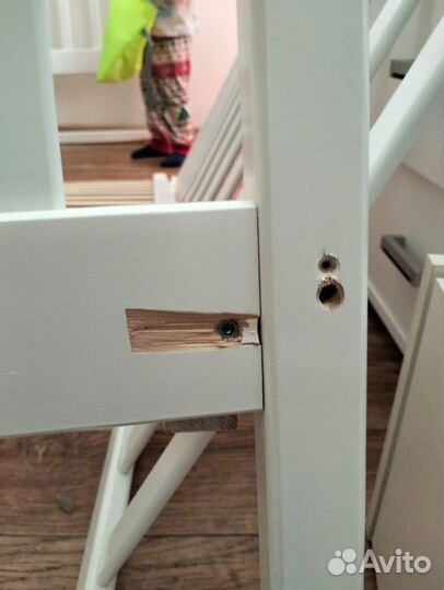 Детская кроватка с ящиком