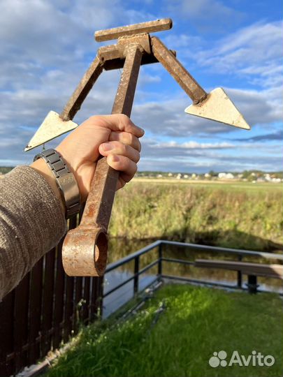 Якорь 5кг мощный Холла с нержавеющими зубами