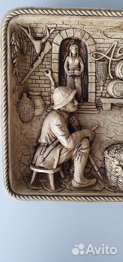 Панно настенное керамика