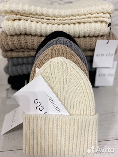 Комплект шапка и шарф