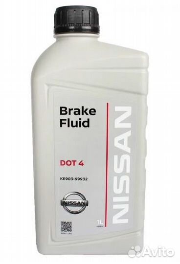 Тормозная жидкость dot 4, 1л