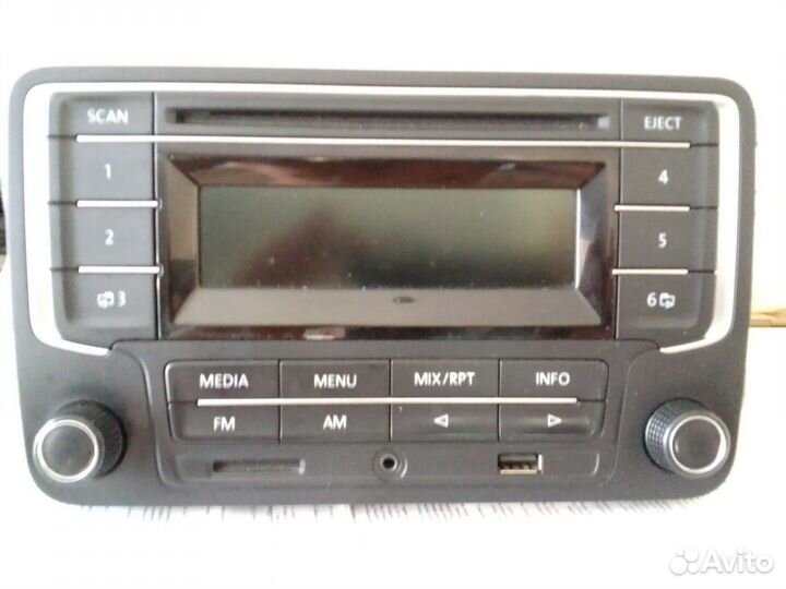 Магнитофон на Фольксваген polo
