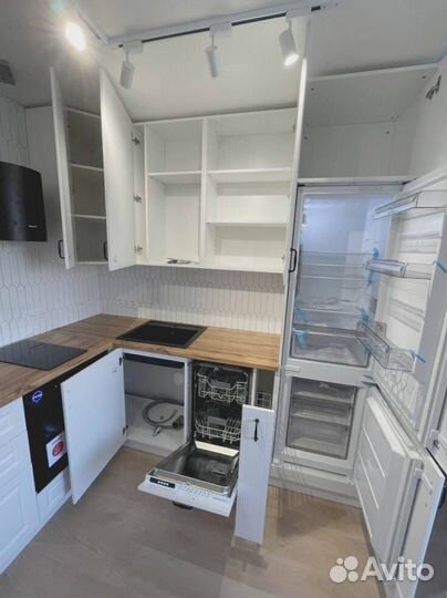 Кухня мдф без ручек