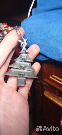 Яркие Игрушки для ёлки, брелок