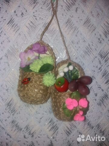 Лапти/сувенир ручной работы