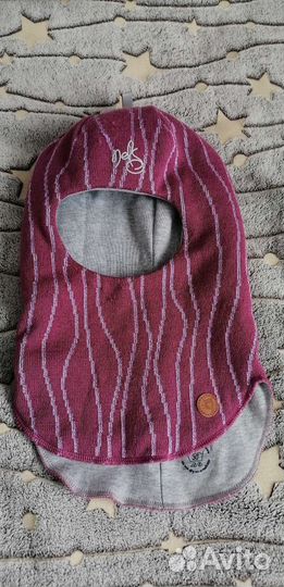 Шапка шлем для девочки лет до 7