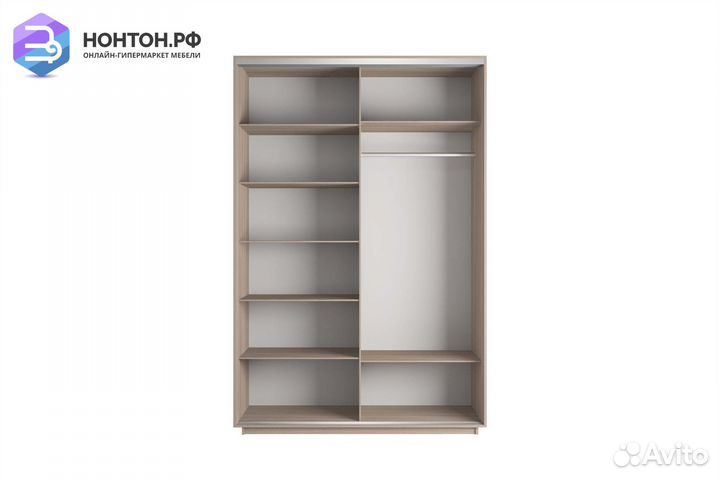 Шкаф-купе 2-х дверный Нонтон фото №1011 / ясень ши