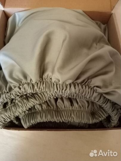 Простынь на резинке 180 200,люкс сатин