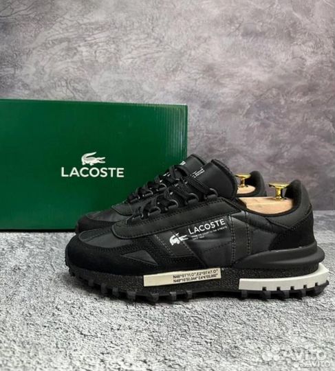 Кроссовки lacoste черные 41-45