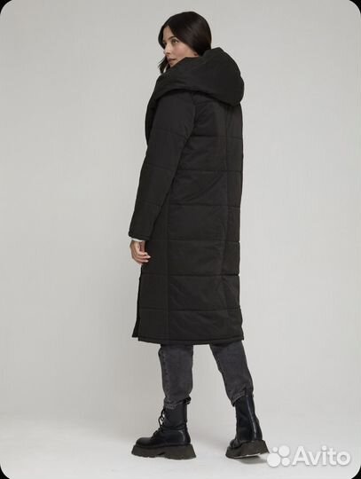 Пуховик женский черный Braude размер XS-M