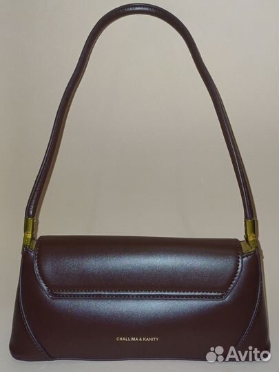 Коричневая сумка через плечо