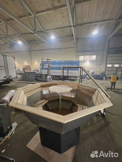 Банный чан из нержавейки 2200мм на 2-4 человека