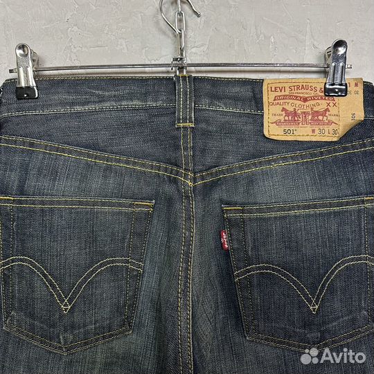 Джинсы Levis 501 Straight Leg Button Fly Оригинал