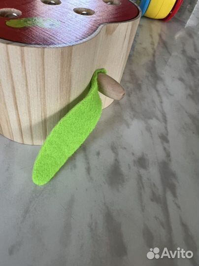 Развивающая магнитная игра натуральное дерево