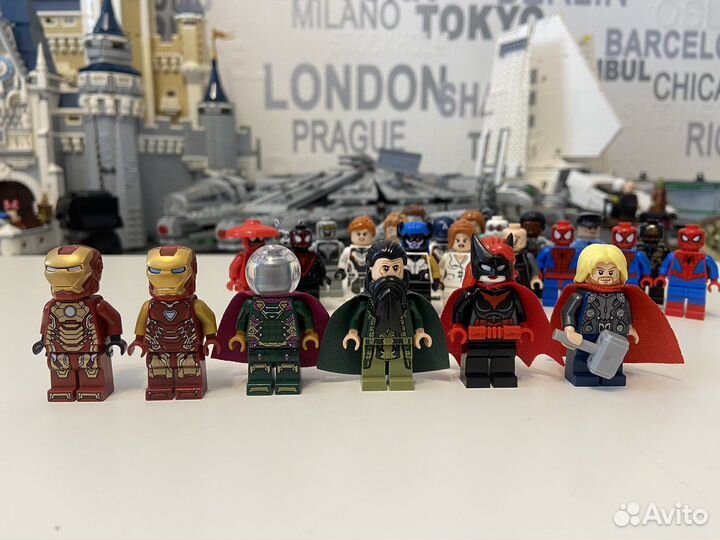 Lego Super Heroes Marvel DC фигурки
