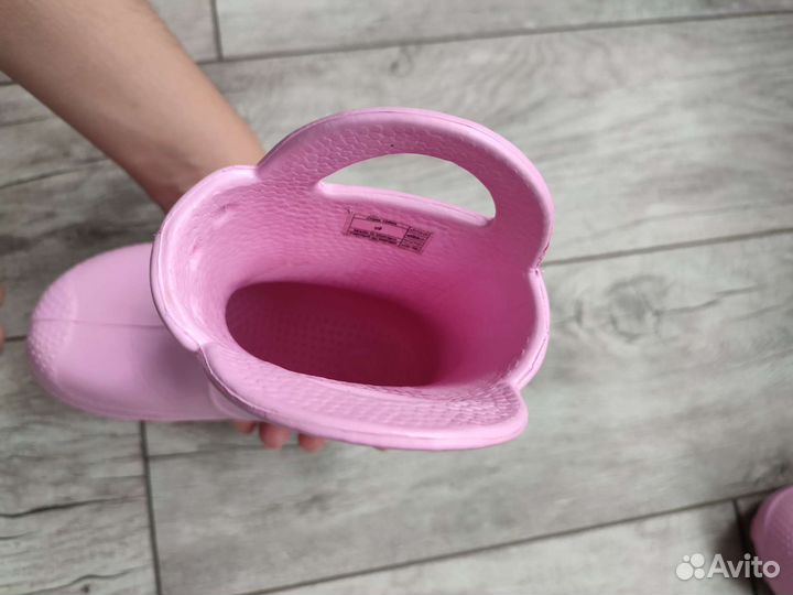 Резиновые сапоги crocs c9