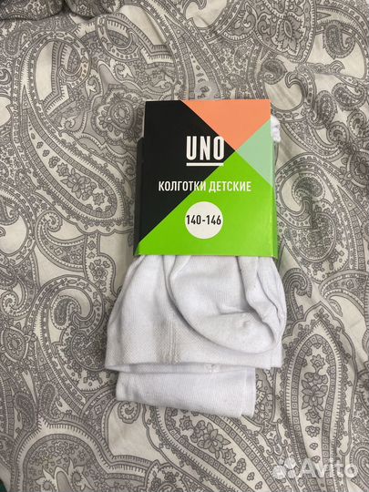 Колготы белые 140-146