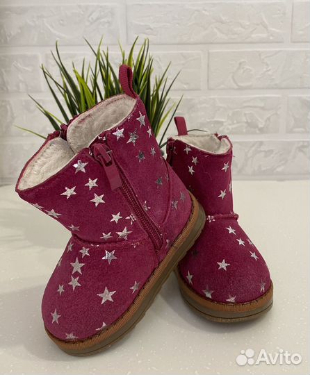 Ботинки зимние для девочки 20 размер