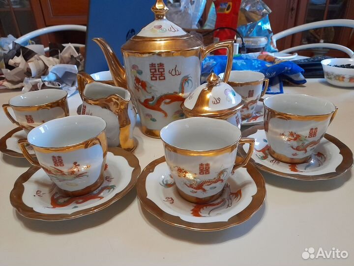 Китайский чайный сервиз времен СССР