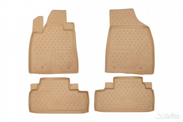 Коврики в салон lexus RX 350, 2012, 4 шт. (полиуре