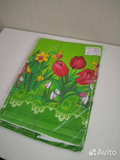 Скатерть и полотенца кухонные 3 шт, новый набор