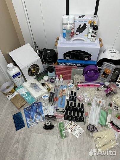 Большой набор для маникюра,новый