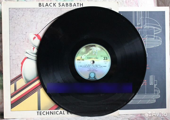 Black Sabbath technical ecstasy пластинка Англия