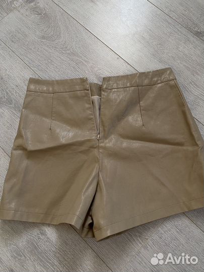 Шорты эко кожа