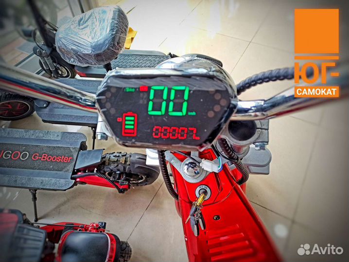 Электроскутер citycoco GT 2000w red