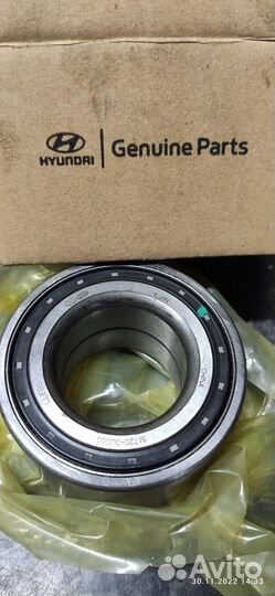 Ступичный подшипник на hyundai solaris